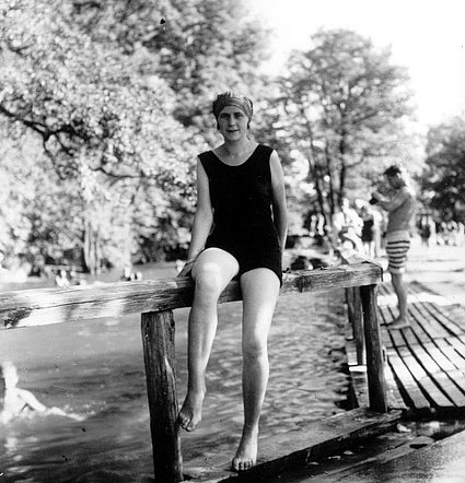 Badevergnügen in den 30ern