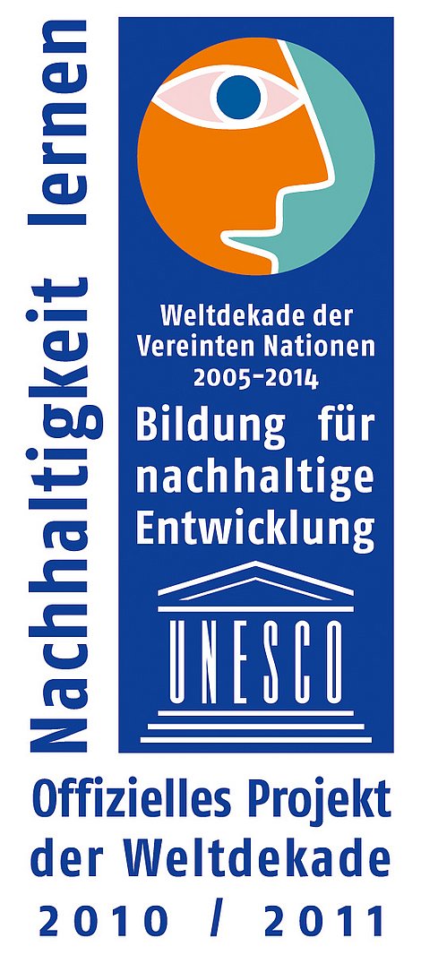 Logo der UN-Dekade "Bildung für Nachhaltige Entwicklung"