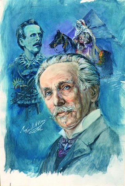 Carl-Heinz Dömken: Titel „Old Shatterhand in der Heimat“ um 1992, (C) Karl-May-Verlag, Bamberg