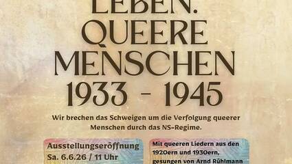 Gefährdet leben. Queere Menschen 1933-1945, Wanderausstellung der Bundesstiftung Magnus Hirschfeld