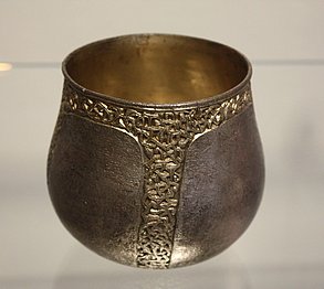 Pettstatterbecher, Silber vergoldet, frühes Mittelalter