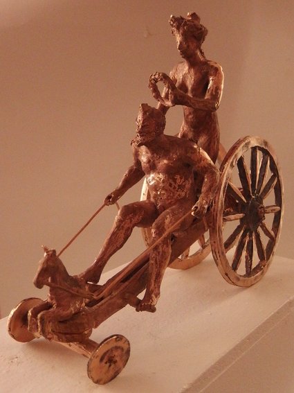 'Ich bin nicht Peter Maser' von Adel Heil, Bronze, 2019 © Adel Heil