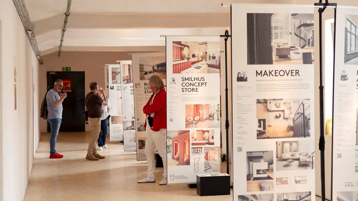 Ausstellung zum bdia Handbuch Innenarchitektur, Foto: Till Budde