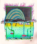 Friedensreich Hundertwasser: 'Winter Lichterloh', Mixed Media 1976, © 2012 NAMIDA AG,Glarus/Schweiz