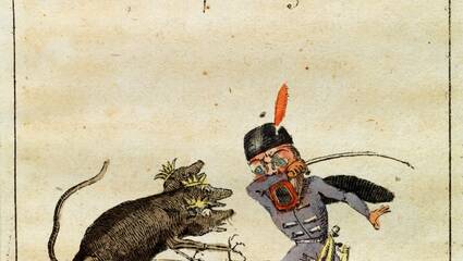 Illustration von E.T.A. Hoffmann zu Nussknacker und Mausekönig, Staatsbibliothek Bamberg