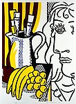 Roy Lichtenstein: 'Still Life with Picasso', Lithografie 1973, © VG Bild-Kunst,Bonn 2012, zu sehen in den '12 Kunsträumen - von Picasso zu Beuys' in der Stadtgalerie Villa Dessauer